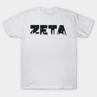 Zeta Cityscape Letters T-Shirt